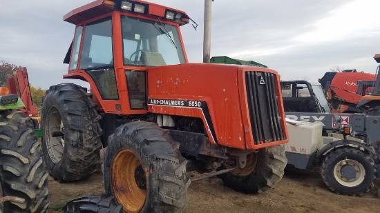 Allis Chalmers 8050 Cab tractor 'AS-IS'