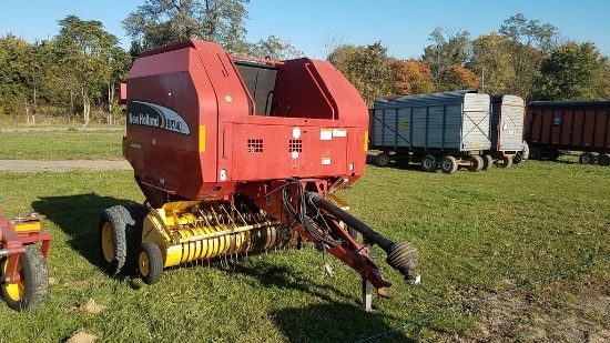 2005 New Holland BR740A Round Baler 'Monitor In The Office'