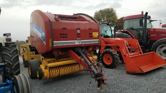 2015 New Holland 450 Round Baler 'Monitor In The Office'
