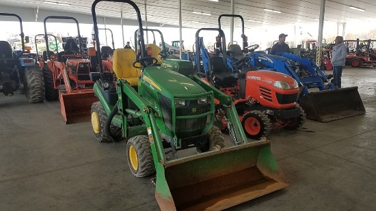 2016 John Deere 1025R Compact Loader Tractor