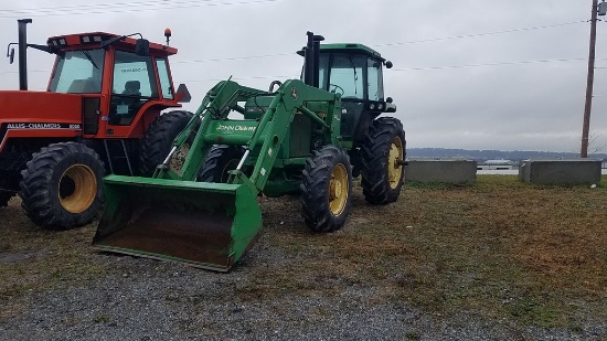 John Deere 4455 Cab Tractor 'Runs & Operates'