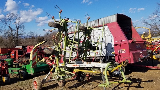 2013 Claas Volto 870t Tedder