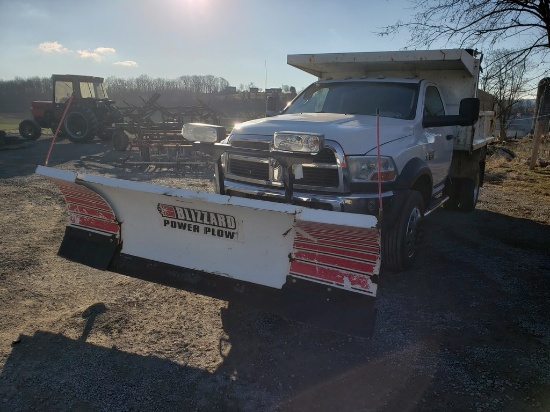 2011 Dodge Ram 4500 Dump Truck 'SALVAGE CERTIFICATE in the Office'