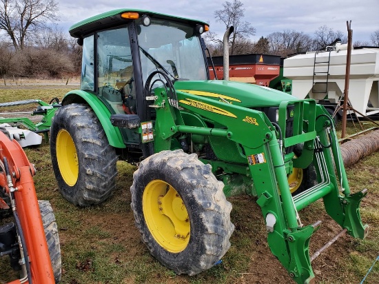2012 John Deere 5093E Cab Loader Tractor