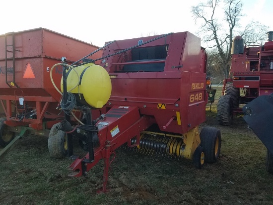 New Holland 648 Round Baler 'Monitor in the Office'