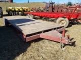 Flat trailer
