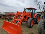 Kubota M105X Cab Loader Tractor
