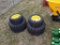 Tires on Wheels   'Set of 4'