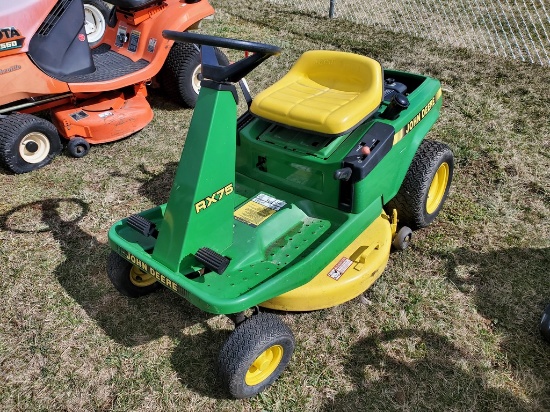John Deere RX75 Riding Tractor 'AS-IS'