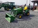 2021 John Deere 1023E Compact Loader Tractor