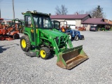 John Deere 4210 Cab Loader Tractor