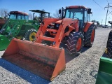 Kubota M135X Cab Loader Tractor