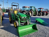 2021 John Deere 3038E Compact Loader Tractor
