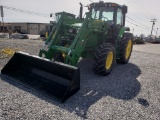 2019 John Deere 6120M Cab Loader Tractor
