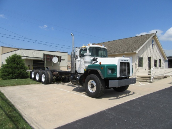 1999 Mack RB688S Triaxle Cab and Chassis