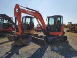 Kubota KX057-4 Midi Excavator 'Runs & Operates'