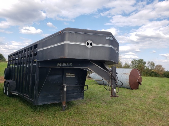 2007 Moritz  Livestock Trailer 'Title in the Office'