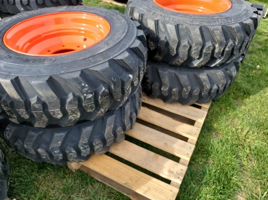 Forerunner SKS1 Skid Steer Tires 'Set of 4 - New'