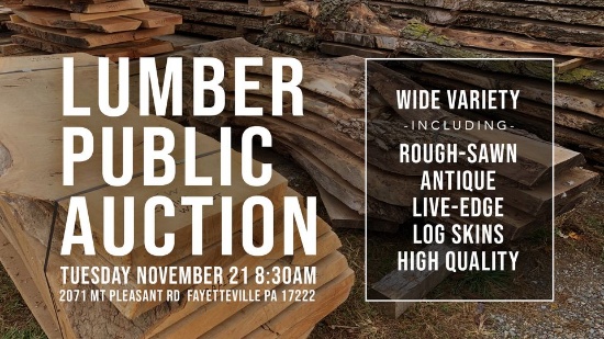 LUMBER AUCTION ONSITE ONLY