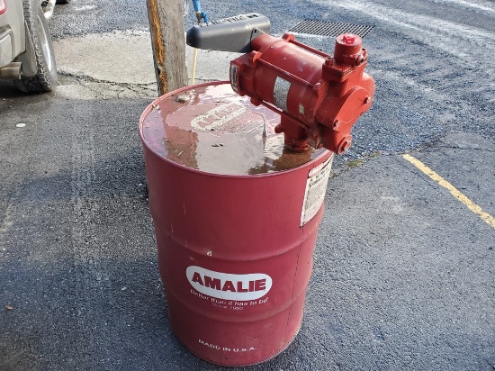 Barrel With Pump