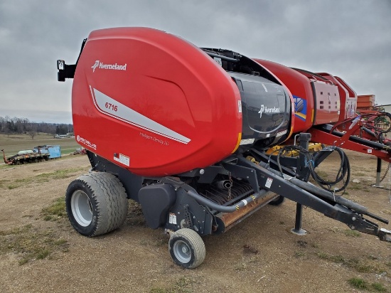 Kverneland 6716 Round Baler 'Monitor in the Office'