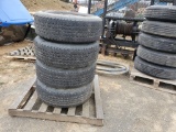Tires on Wheels   'Set of 4'