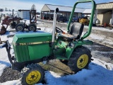 John Deere 755 Compact Tractor 'Runs & Operates'