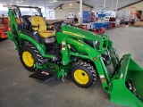 John Deere 2025R Compact Tractor Loader Backhoe 'Elite -  Manual in the Office'