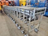 FMH Nestaflex 376 Gravity Skate Wheel Conveyor