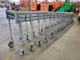 FMH Nestaflex 376 Gravity Skate Wheel Conveyor