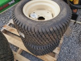 Tires On Wheels   'Pair of 2'