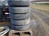 Trailer Tires on Wheels