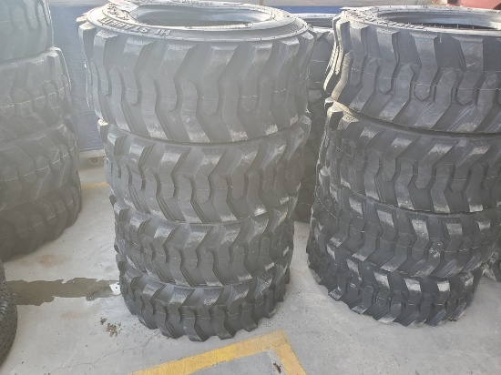 Forerunner SKS1 Skid Steer Tires 'Set of 4 - New'
