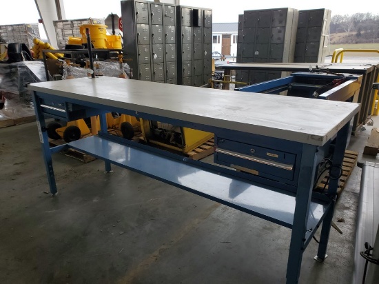 Global Industrial  Table with Drawers