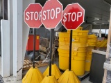 Stops Signs With Base