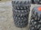Forerunner SKS1 Skid Steer Tires on Wheels 'Set of 4 - New'