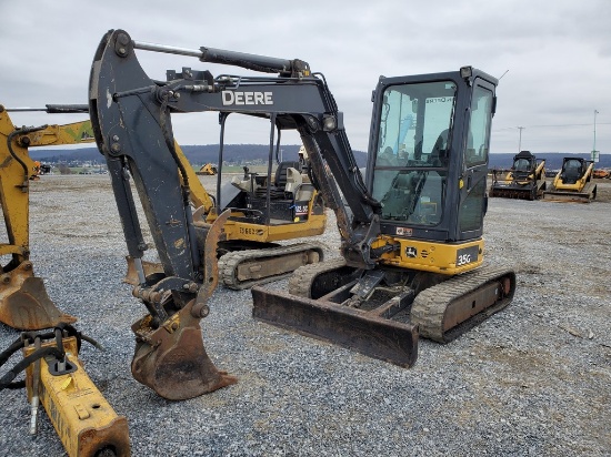 2015 Deere 35G Mini Excavator 'Ride & Drive'