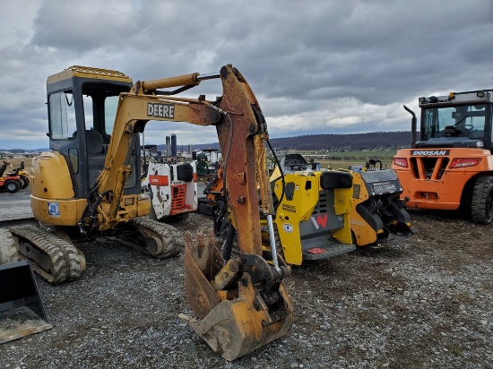 Deere 35ZTS Mini Excavator 'Runs & Operates'
