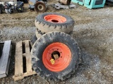 Tires On Wheels   'Set of 4'