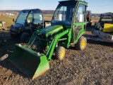 2016 John Deere 1025R Cab Compact Loader Tractor  'Ride & Drive - Package'