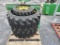 Tires On Wheels   'Set of 4'