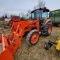 Kubota M7060 Cab Loader Tractor Runs & Operates
