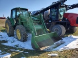 John Deere 7320 Cab Loader Tractor 'Runs & Operates'
