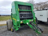 2015 John Deere 569 Round Baler 'Monitor in the Office'