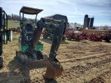 2015 Deere 17G Mini Excavator 'Ride & Drive'