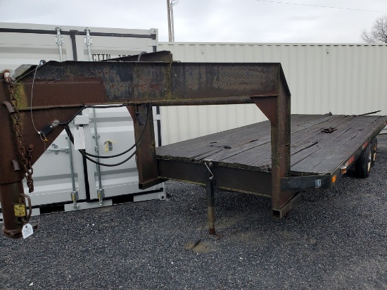 Special Construction  Gooseneck Trailer 'Title in the Office'