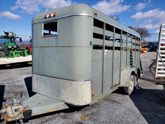 1988 Moritz  Livestock Trailer 'Title in the Office'