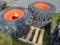 Montreal  Skid Steer Tires on Wheels 'Set of 4 - New'