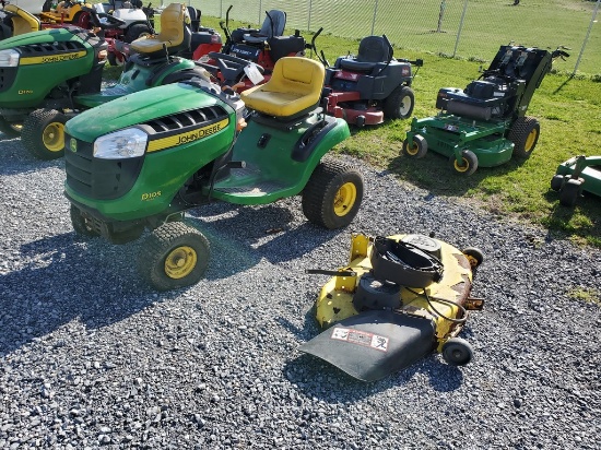 2013 John Deere D105 Riding Tractor 'AS-IS'