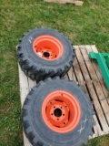 Kubota  Tires On Wheels 'Pair of 2'